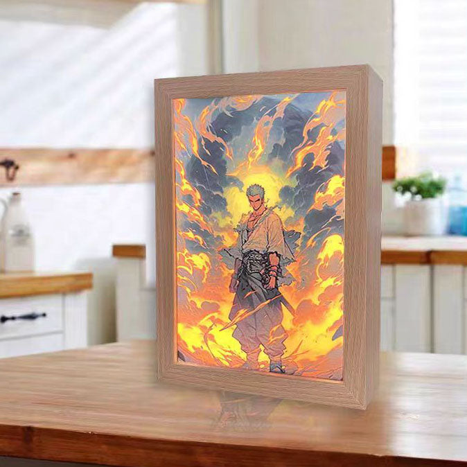 Luffy/Zoro/Sanji lze použít jako zrcadla a dekorativní malby světlem