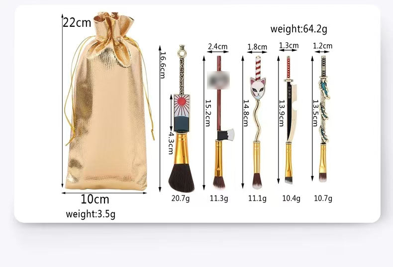 Tanjirou/Nezuko Vynikající make-upové pero, jemné tahy, různé barvy, vytvářejí vynikající make-up