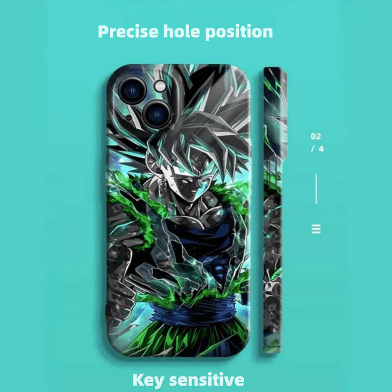 Son Goku Estuche para teléfono elegante y fresco resistente a caídas y fricción