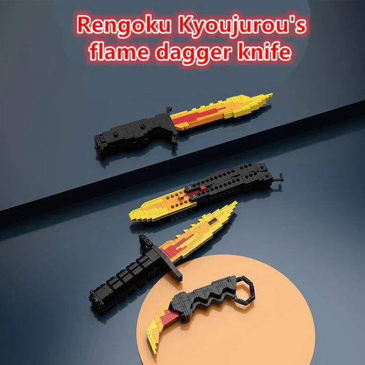 Rengoku Kyojuro flamme byggesten legetøj model