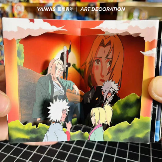 Uzumaki/Jiraiya Skab en eksklusiv pop-up bog for sjov med rejsedagbogen