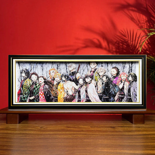 Tanjirou/Nezuko smuk tegneserie håndværk 3D-tegning