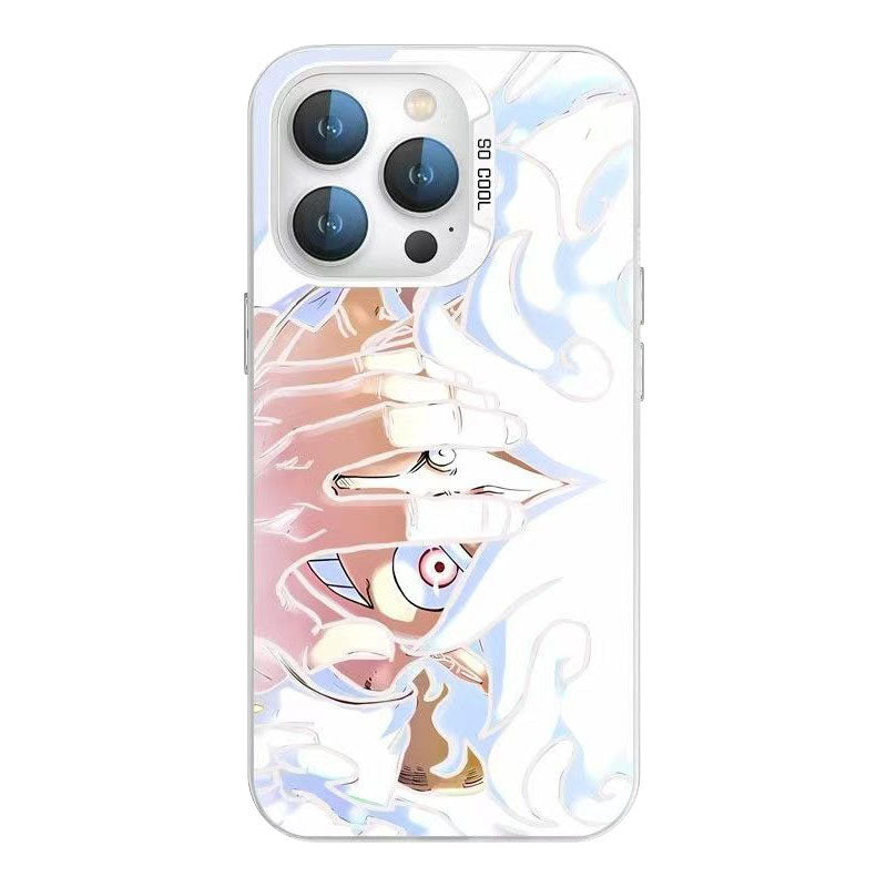 One Piece Luffy Nika Form iPhone Case, Monkey D Luffy Gear 5 Anime Sho – AnimeHubz