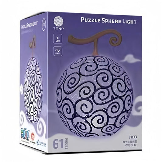 Luffy Fruitová skládačka Dekorace Svítící skládačka Dekorace na stolní desku