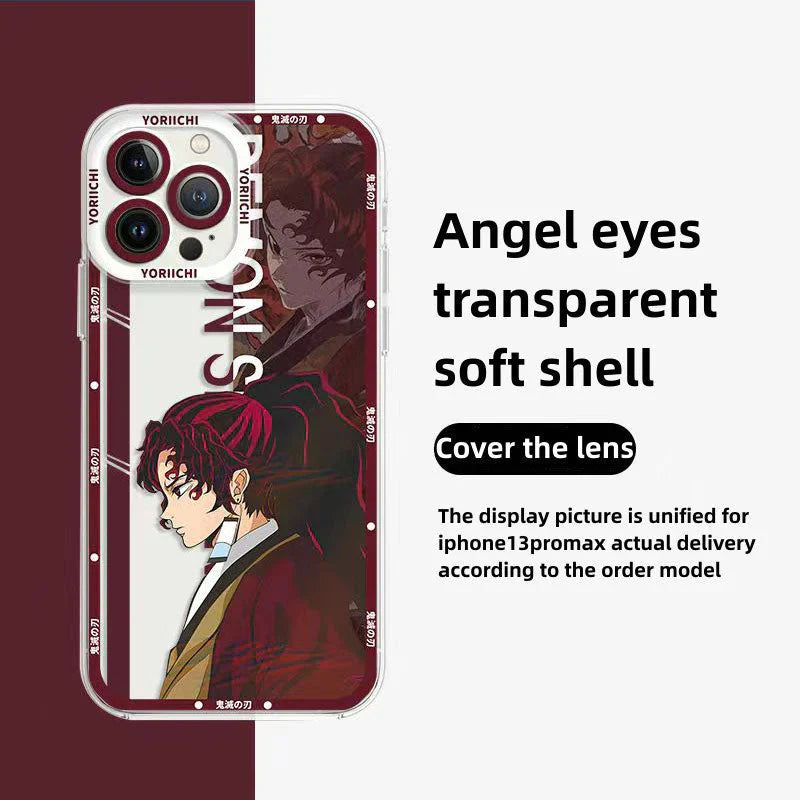 Tanjirou/Nezuko iPhone, Android pouzdro na telefon Apple Refined Trend silikonové antikolizní pouzdro na telefon