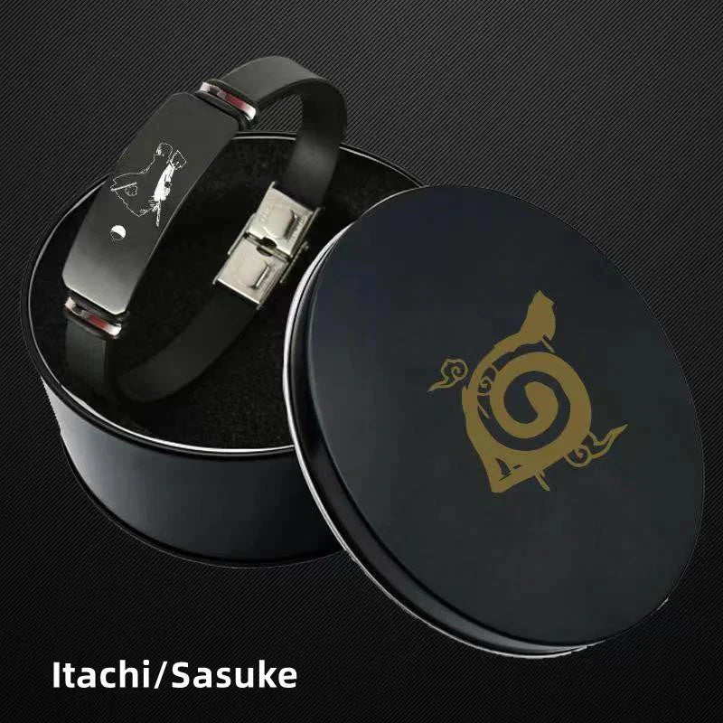 Αθλητικό βραχιόλι Sasuke/Itachi Titanium Gold (Μήκος 21cm πλάτος 1CM)