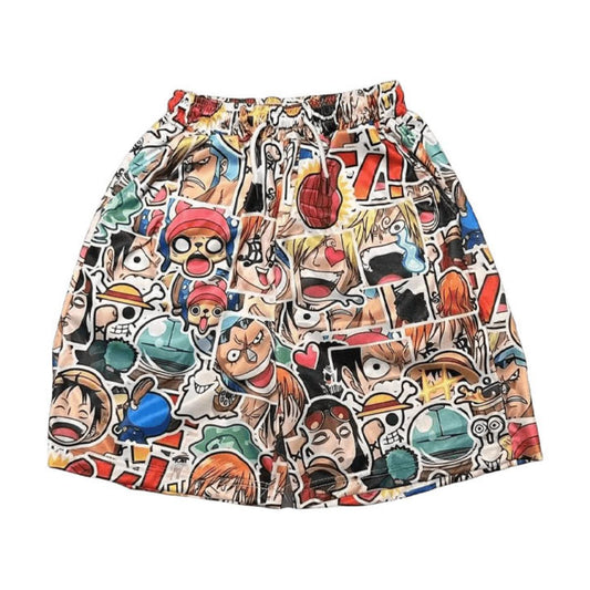 Luffy/Zoro/Sanji/Ace Summer pantalones sueltos para el hogar
