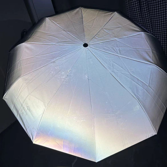 Luffy Laser parapluie tactile changement de couleur de l'eau parapluie nocturne réfléchissant parapluie