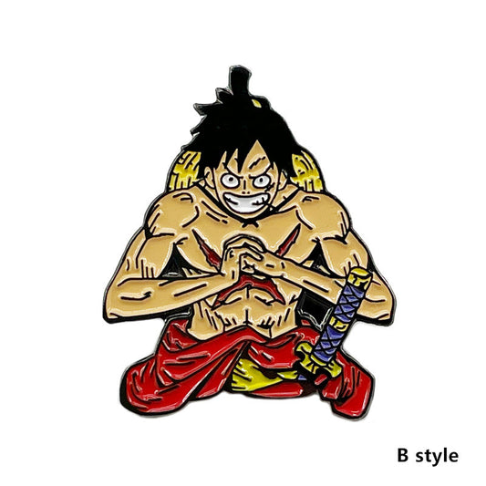 Σήμα καρφίτσας χαρακτήρων Luffy/Zoro