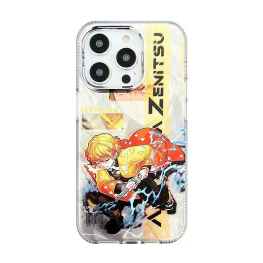 Tanjirou/Zenitsu Apple nádherné silikonové antikolizní pouzdro Trend Silicone