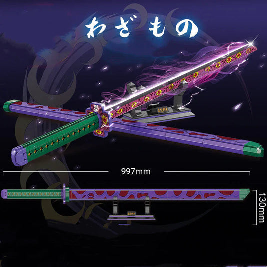 Kokushibo bloque de construcción luminoso 782 Uds modelo de juguetes