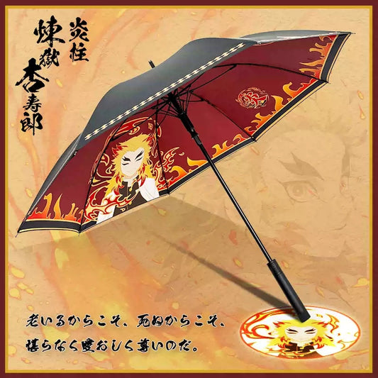 Rengoku Kyoujurou Cool Projection Paraply - Anime-fantasi i regnen
