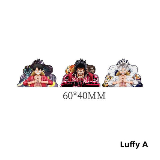 Pegatinas degradadas 3D de Luffy/Zoro/Nami