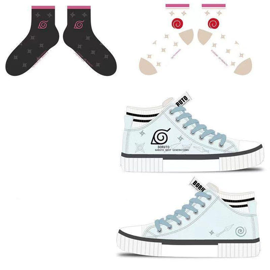 Uzumaki cómodos zapatos de lona casuales.