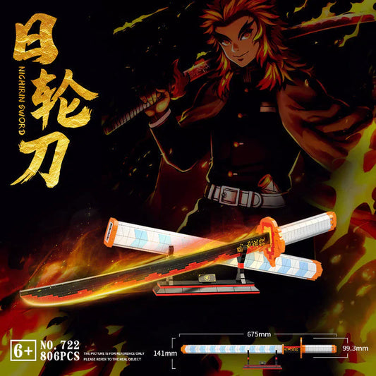 Rengoku Kyoujurou Building Block 806PCS model legetøj