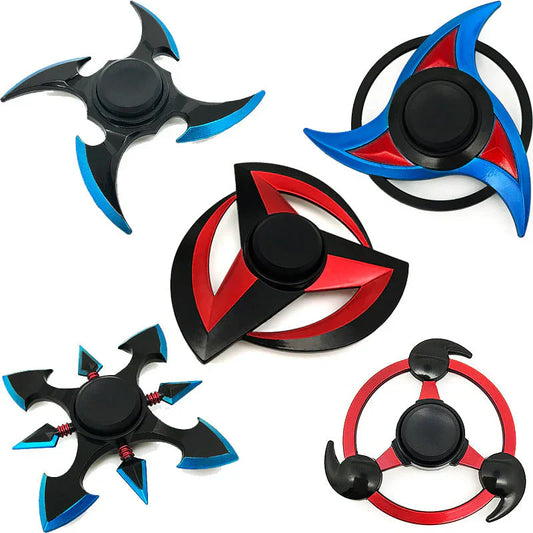 Sharingan figur ved hjælp af metal håndfidget spinner lindre stress legetøj