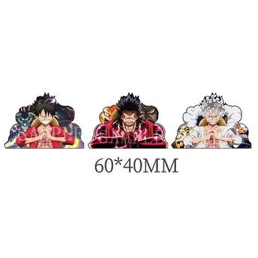 Pegatinas degradadas 3D de Luffy/Zoro/Nami