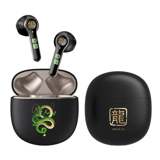 Son Goku/Frieza/Shenron/Majin Buu Auriculares inalámbricos Bluetooth con reducción activa de ruido y calidad de sonido HD