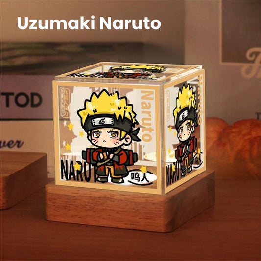 Sasuke/Itachi/Obito Tricolor Light Nightlight - Lys dine nætter op