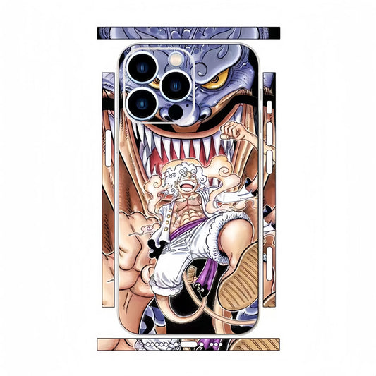 Luffy iPhone cell phone back film beautiful pattern sticker