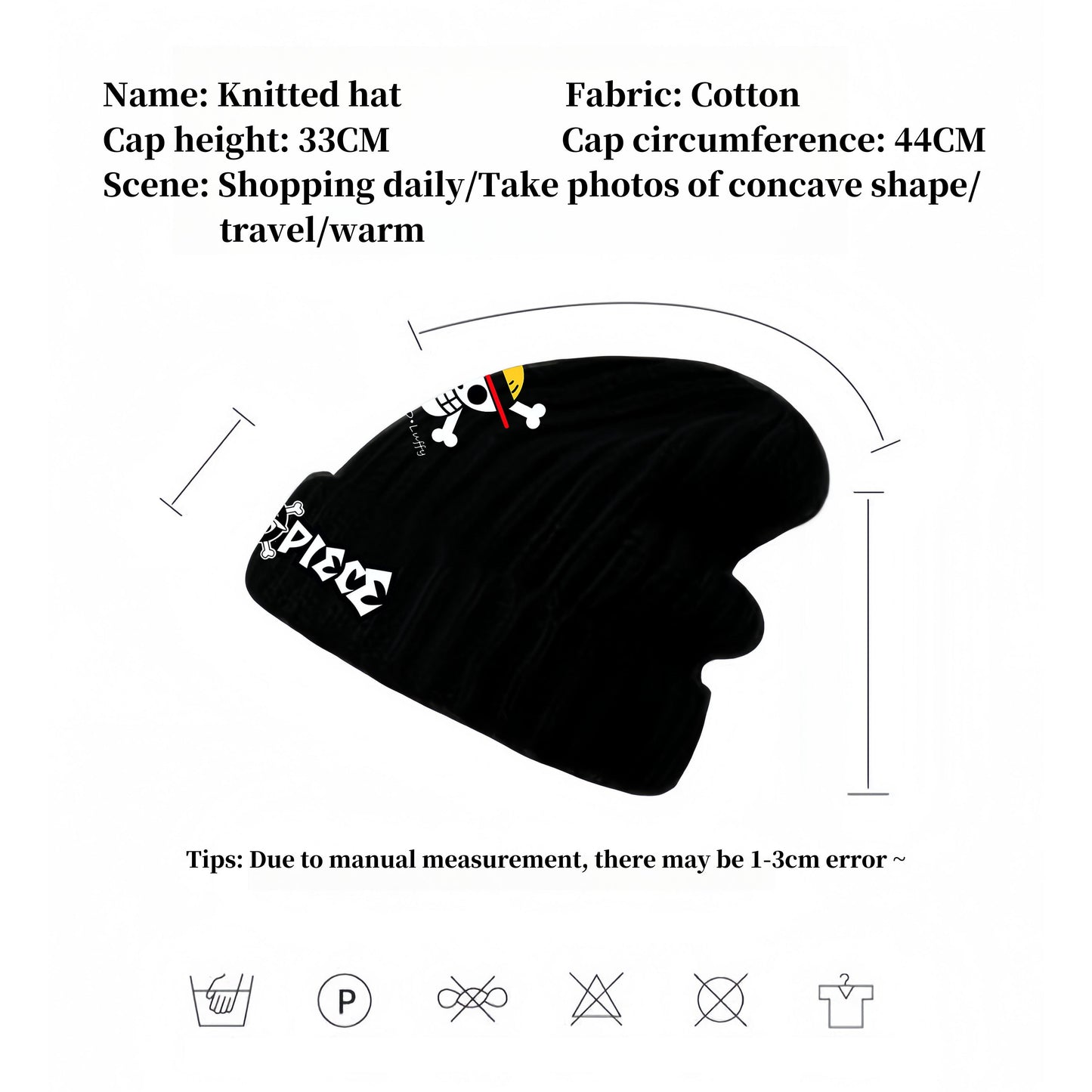 Luffy/Zoro Modische gemütliche warme Strickmütze