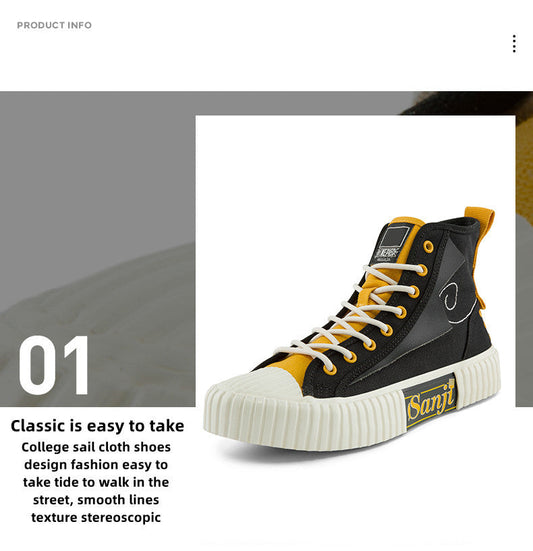 Chaussures en toile Sanji, élégantes, confortables et respirantes