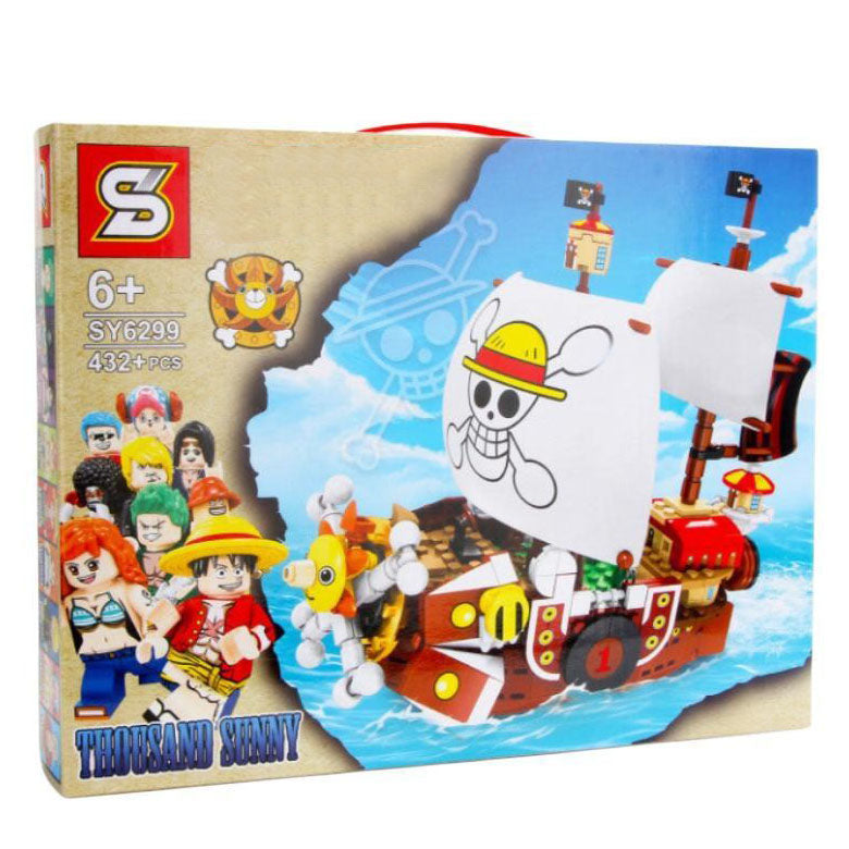Sunny/Merry Building Blocks Μοντέλο πειρατικού πλοίου