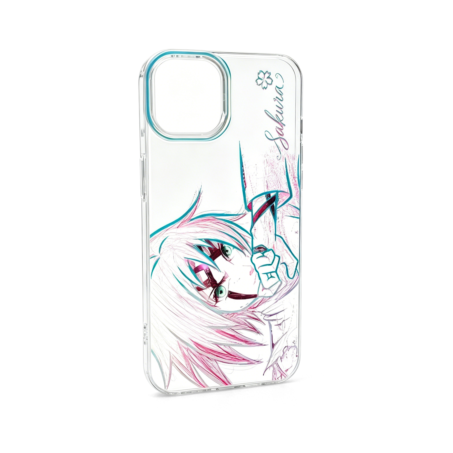 Pouzdro na telefon Naruto Sakura Haruno Anime, nárazuvzdorné pouzdro na iPhone Gradient