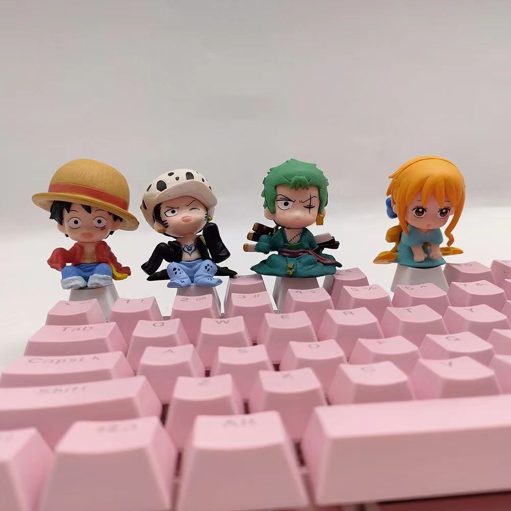 Mechanická klávesnice pro panenku Luffy/Zoro/Nami Character