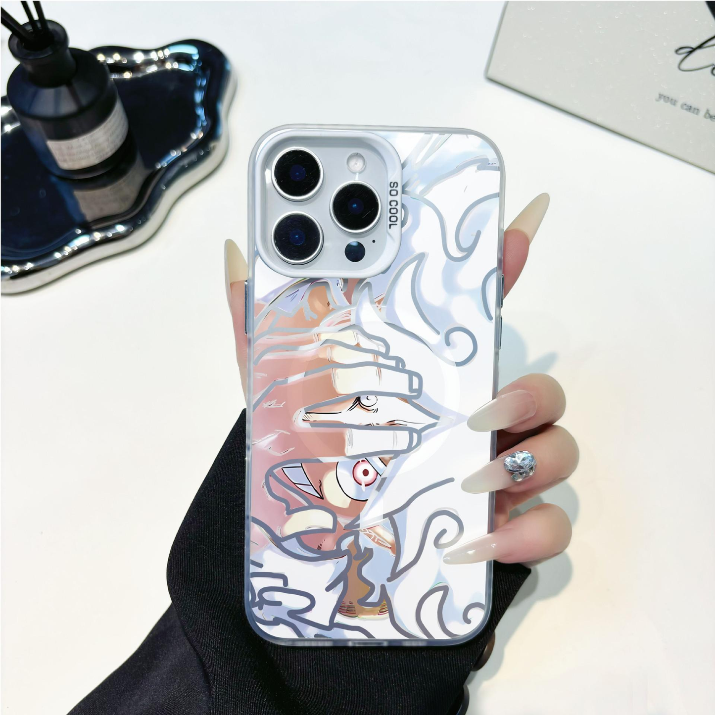 Pouzdro na telefon Naruto Pain Yahiko Anime, nárazuvzdorný ochranný kryt laserového gradientu pro iPhone