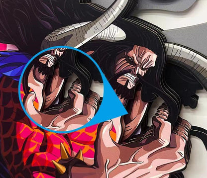 Dibujo 3D de artesanía de dibujos animados guapo de cuatro emperadores