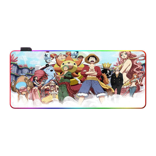 Luffy Cool LED που αλλάζει χρώμα με πάχος ποντικιού με επτά χρώματα