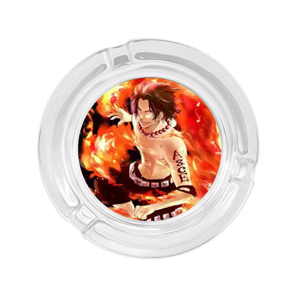 Ruffy/Zoro/Sanji Glasaschenbecher – Setzen Sie die Segel auf rauchigen Meeren