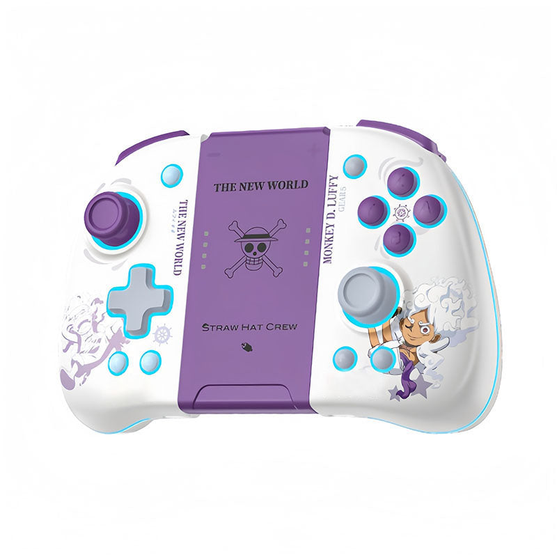Gamepad Nika Luffy con luces ajustables, controladores inalámbricos Bluetooth para mano izquierda y derecha