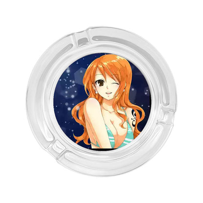 Ruffy/Zoro/Sanji Glasaschenbecher – Setzen Sie die Segel auf rauchigen Meeren