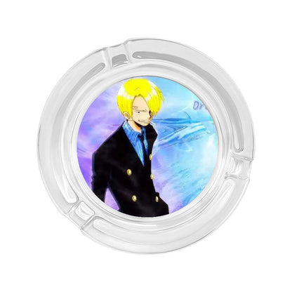 Ruffy/Zoro/Sanji Glasaschenbecher – Setzen Sie die Segel auf rauchigen Meeren
