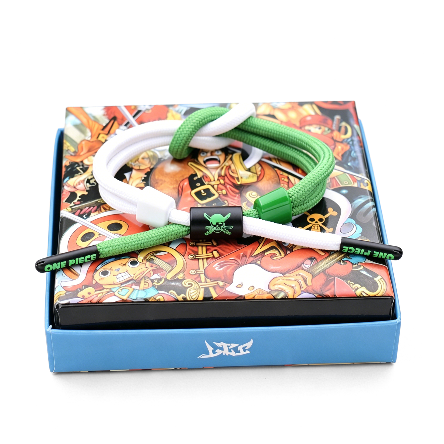 One Piece Anime Braided Bracelet - Adjustable Themed Rope Wristband for Fans