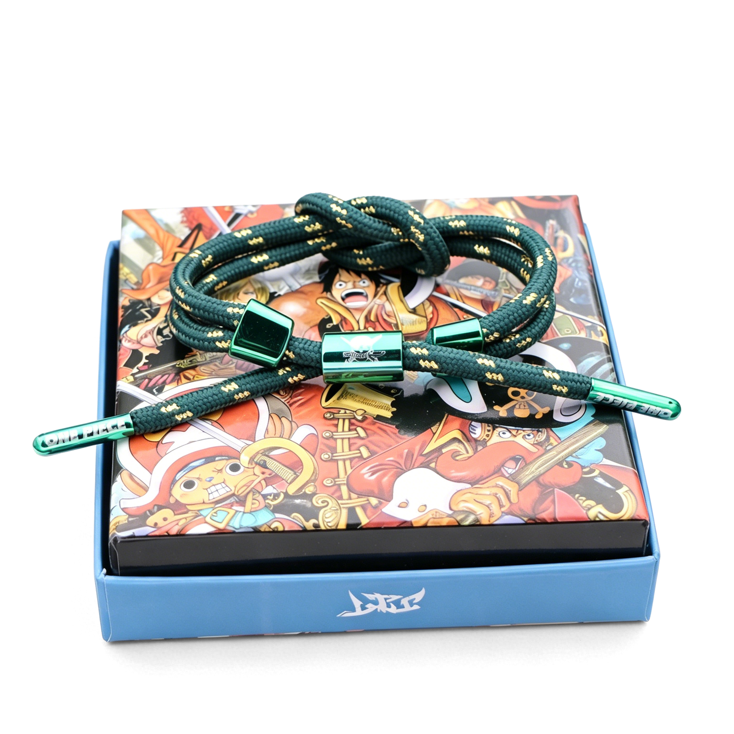 One Piece Anime Braided Bracelet - Adjustable Themed Rope Wristband for Fans