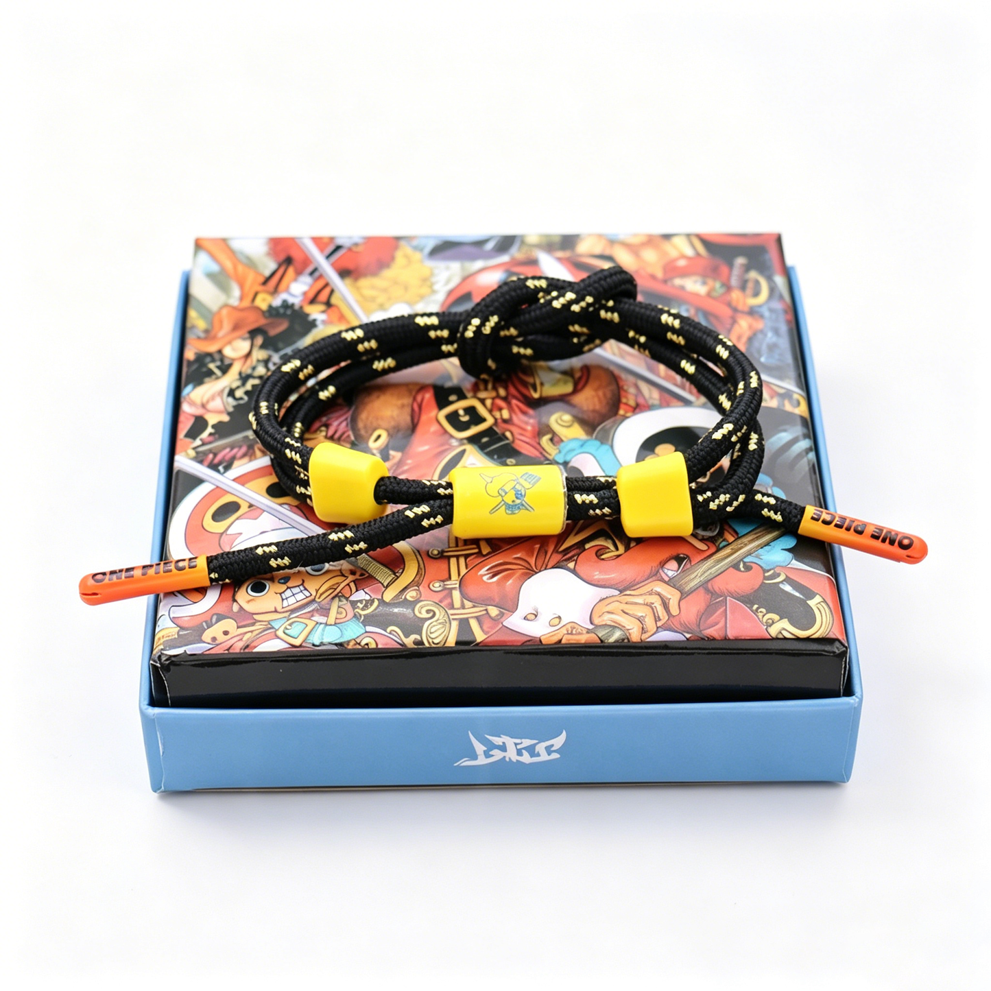 One Piece Anime Braided Bracelet - Adjustable Themed Rope Wristband for Fans