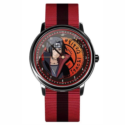 Naruto Uzumaki Sasuke Uchiha Anime Watch Blind Box, Naruto Shippuden Collectible Waterproof Quartz Watch
