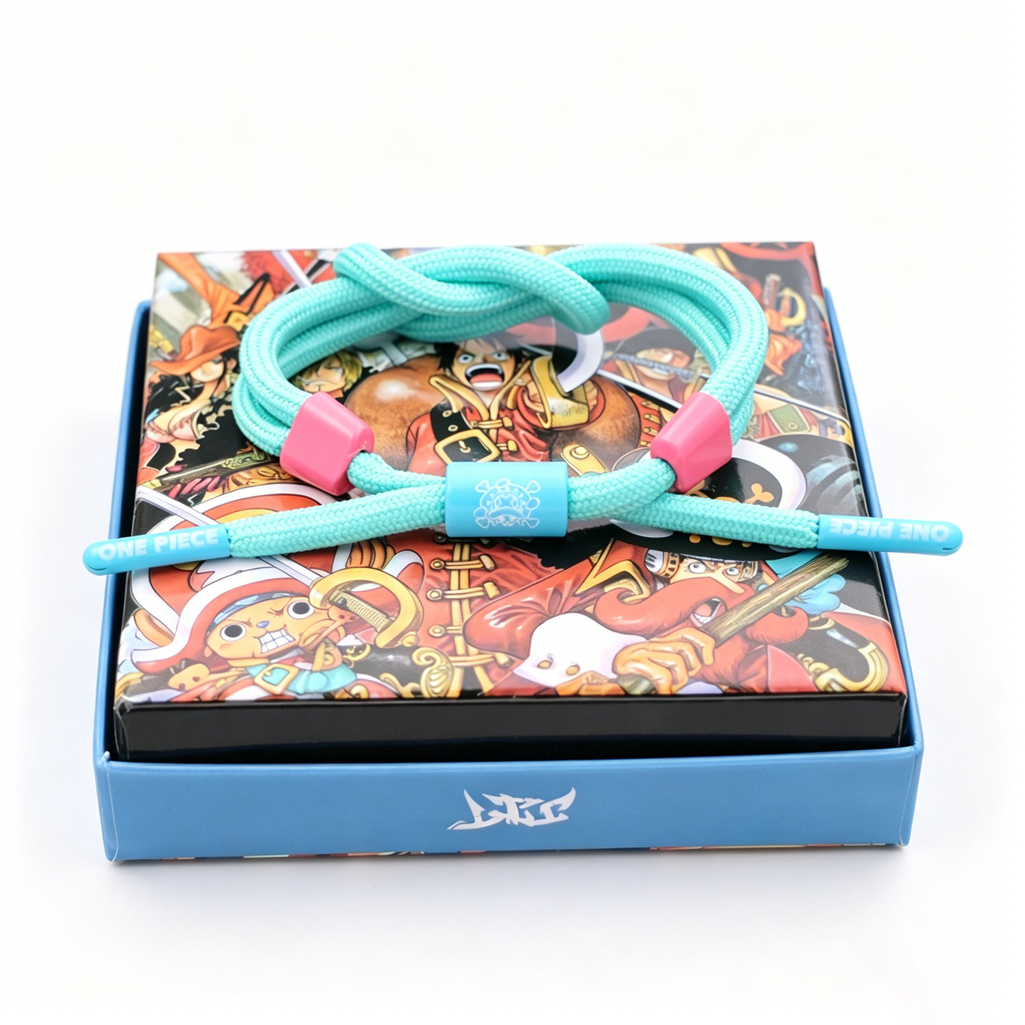 One Piece Anime Braided Bracelet - Adjustable Themed Rope Wristband for Fans
