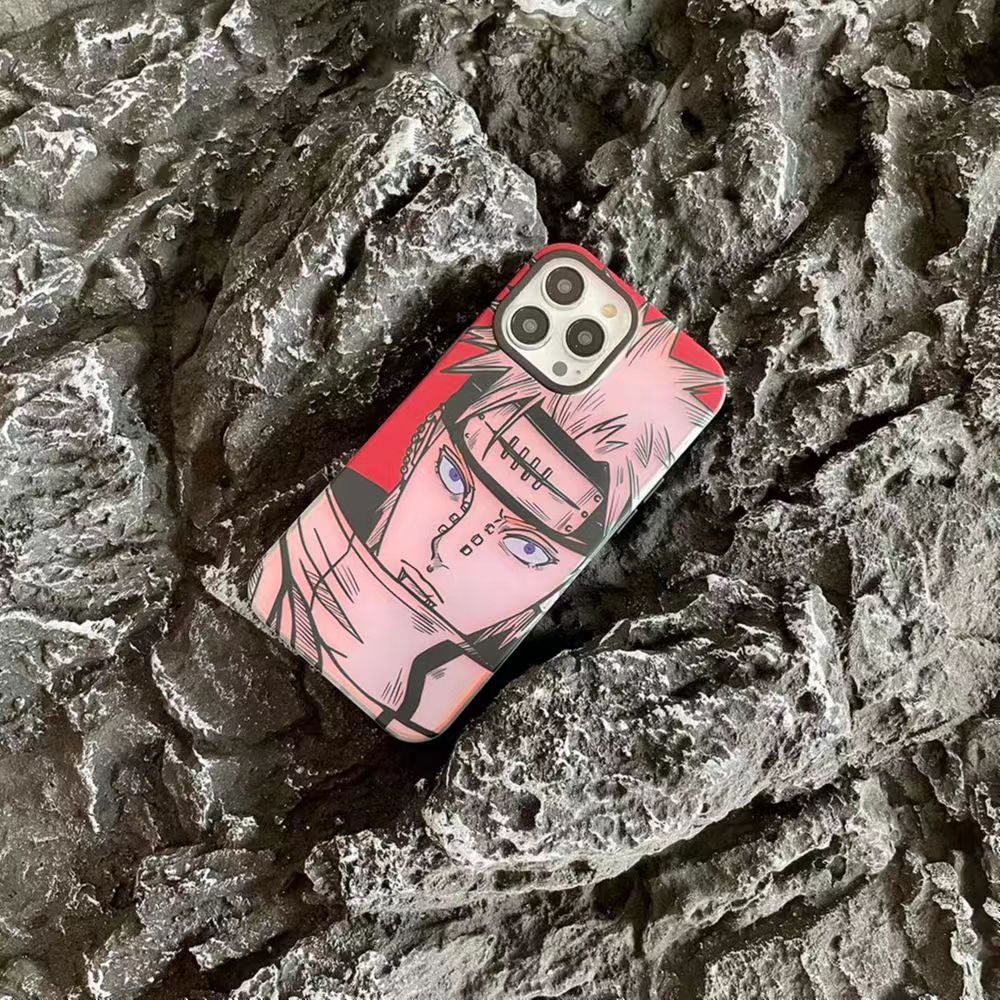 Pain/Uzumaki/Kakashi Vynikající silikonové antikolizní pouzdro Trend Silicone Apple