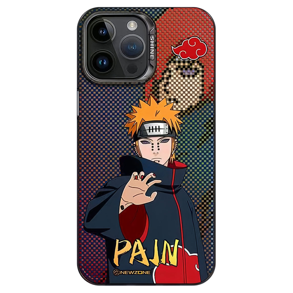 جراب هاتف iPhone من السيليكون المقاوم للصدمات من Itachi/Sasuke/Kakashi