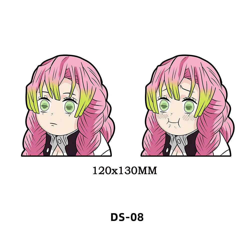 Tanjirou/Nezuko/Zenitsuuu/Inosuke attendent une variété de rôles autocollants d'expression de variation 3D