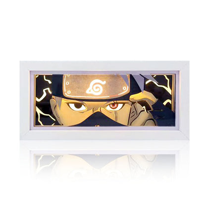 Sasuke/Kakashi/Obito/Itachi 3D Paper Sculpture Night Light - Rozsviťte svět anime!