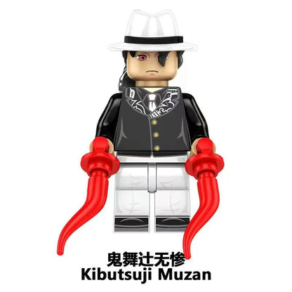 Kibutsuji Muzan πραγματικό πράγμα ενδιαφέρον Δομικά τετράγωνα συναρμολογούν παιχνίδι