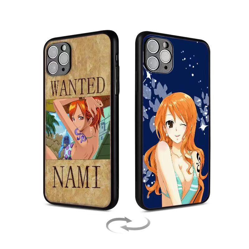 Luffy/Zoro/Ace 3D varianta iPhone silikonové pouzdro na telefon odolné proti nárazu