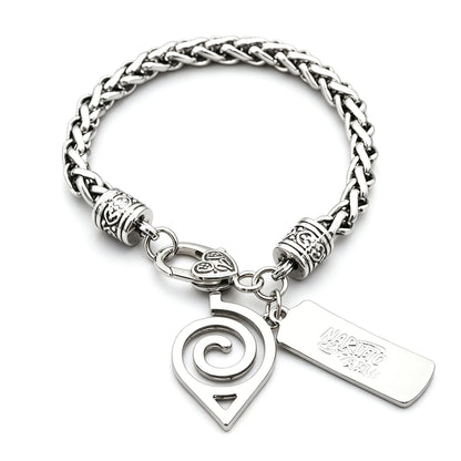 Naruto Leaf Village & Anti-Leaf Symbol Bracelet - Anime Cosplay Jewelry