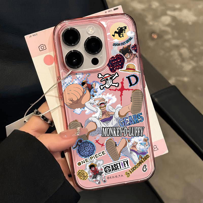 Θήκη τηλεφώνου NIka Luffy iPhone από σιλικόνη, ανθεκτική στα χτυπήματα