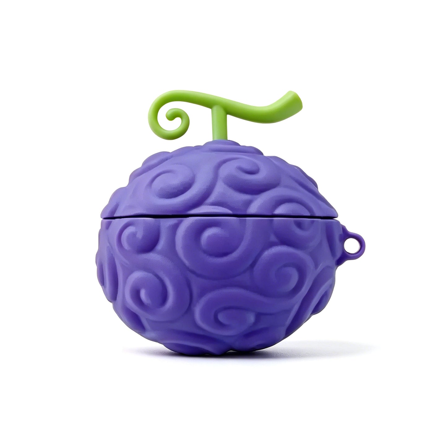 Yksiosainen Luffy Ace Devil Fruit AirPods -kotelo, 3D-silikonikuulokkeiden suojakuori avaimenperällä